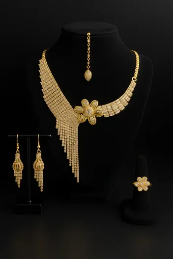 gold plated necklace for women