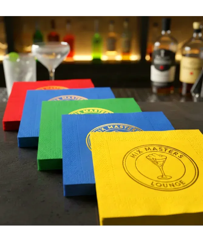 personalized cocktail napkins